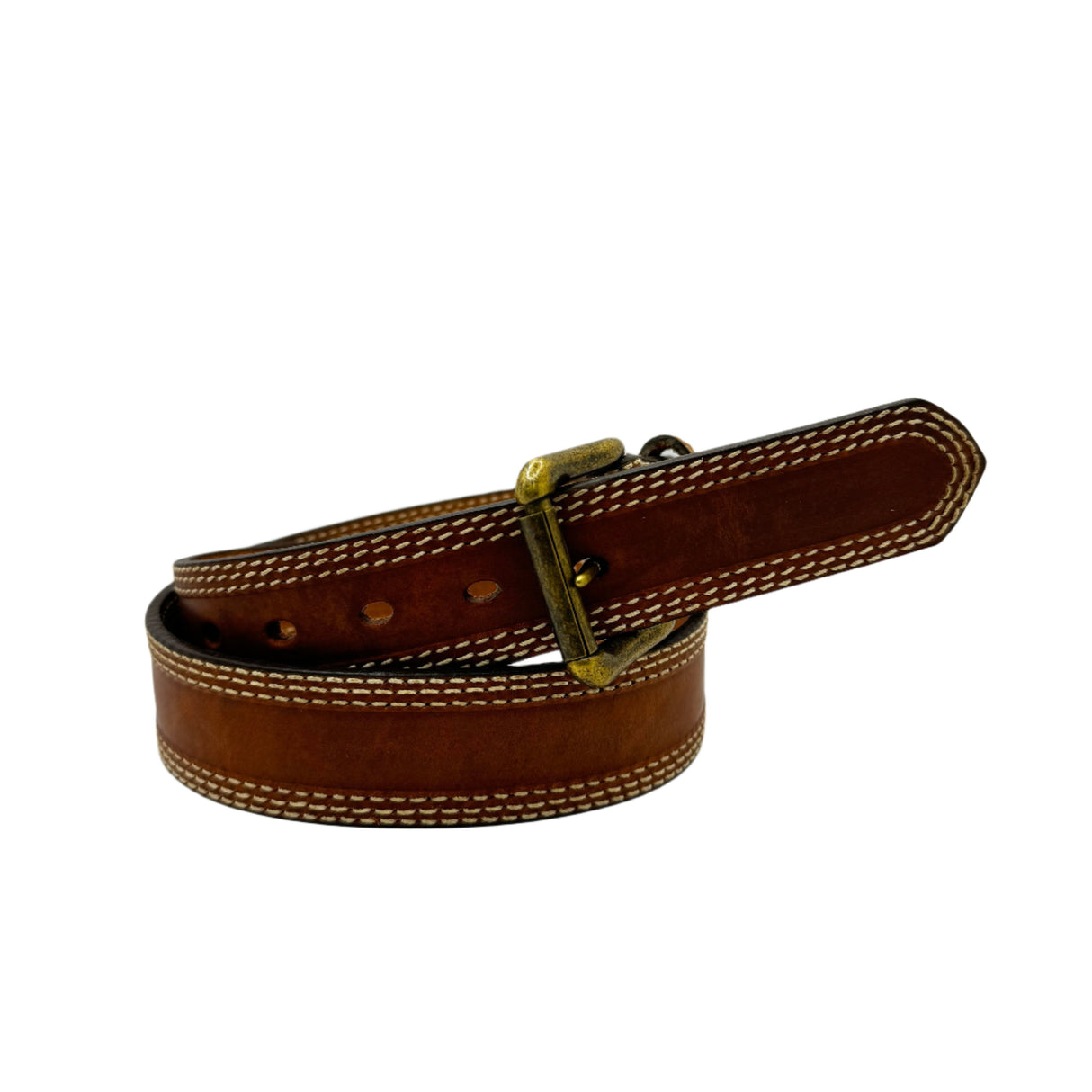 Triple Stitch Cowhide belt