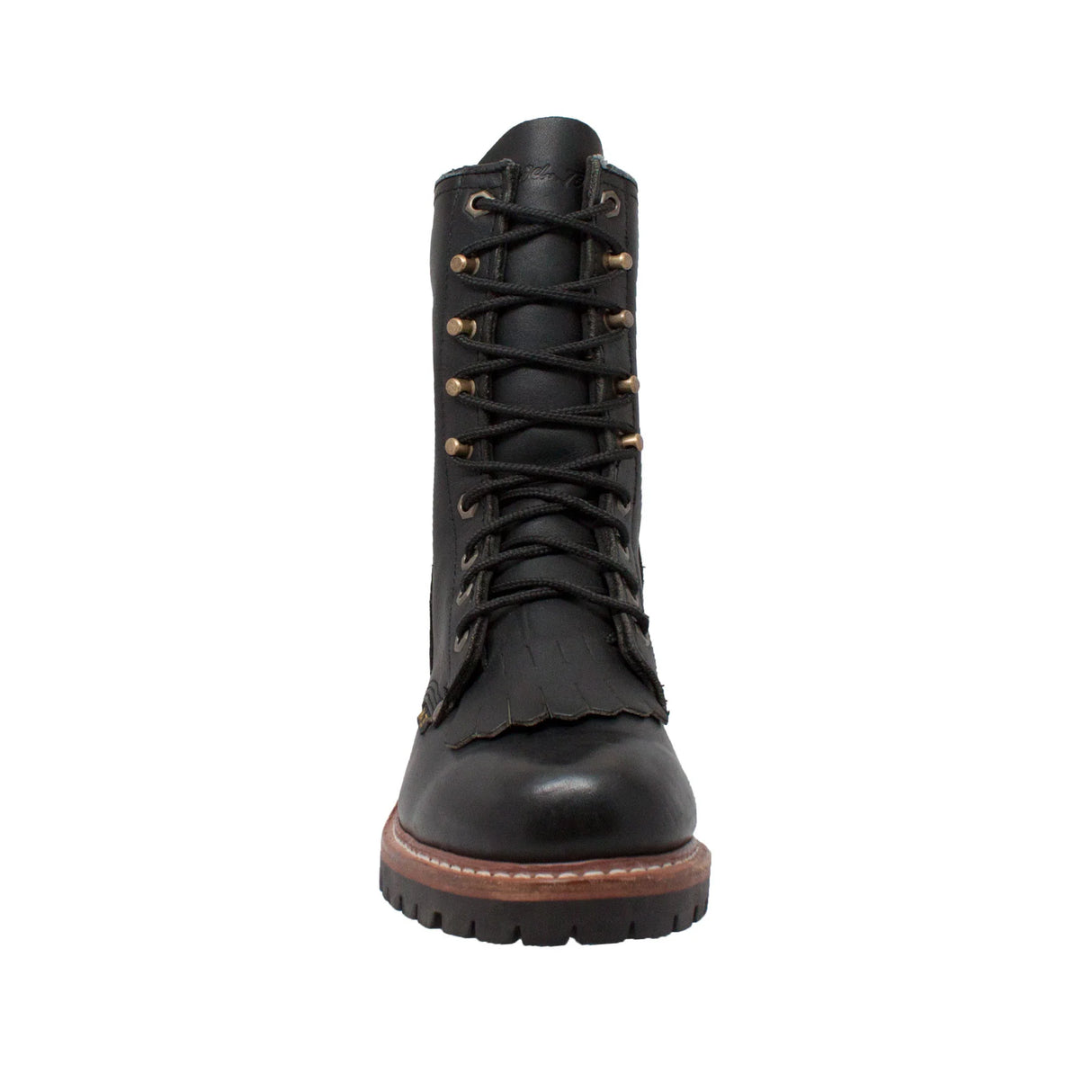 AdTec Men's Black Fireman Logger Boot