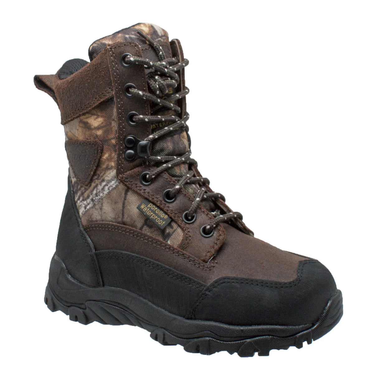 Boys AdTec Camo/Dark Brown Boot