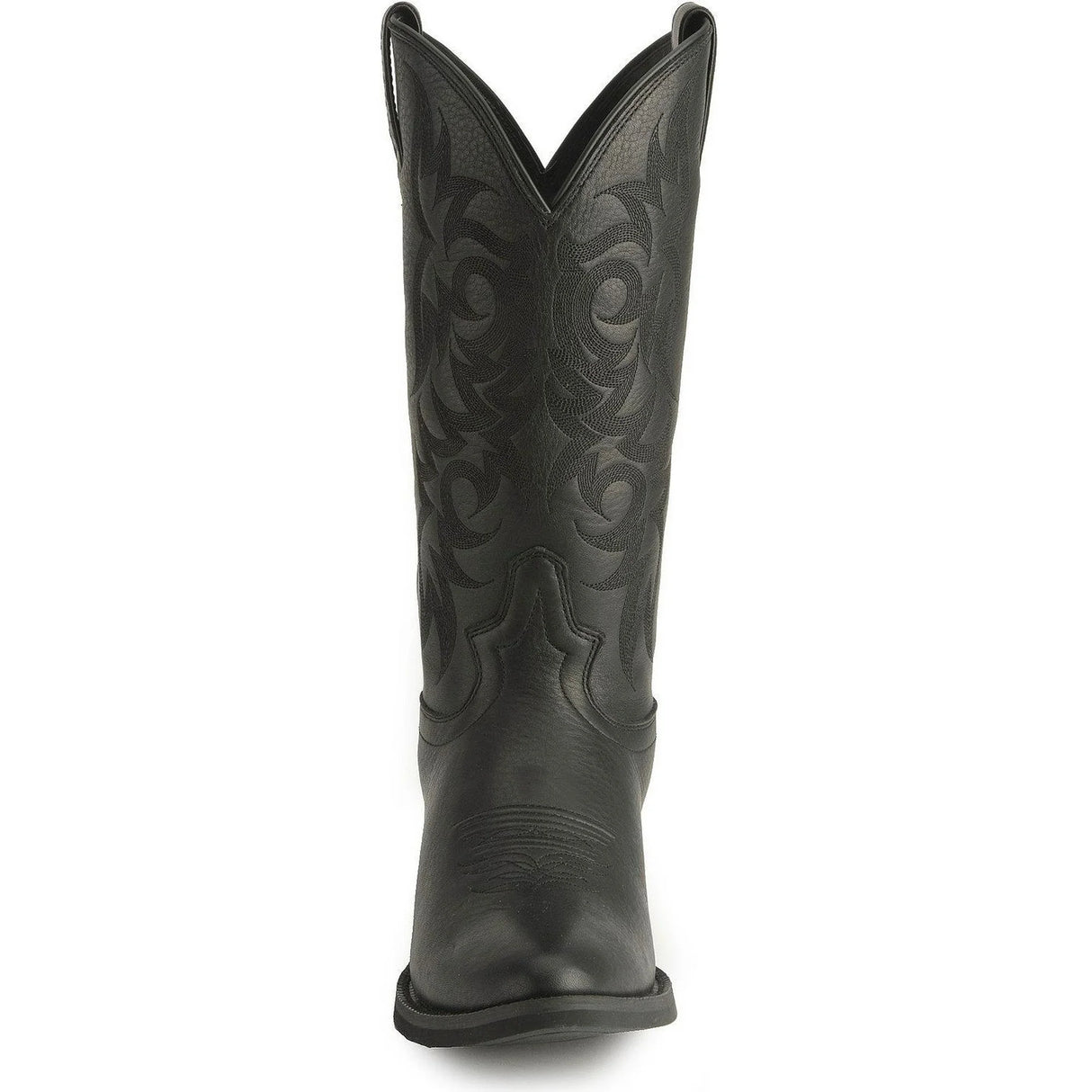 Justin Men’s Stampede Black Deercow Leather Boots