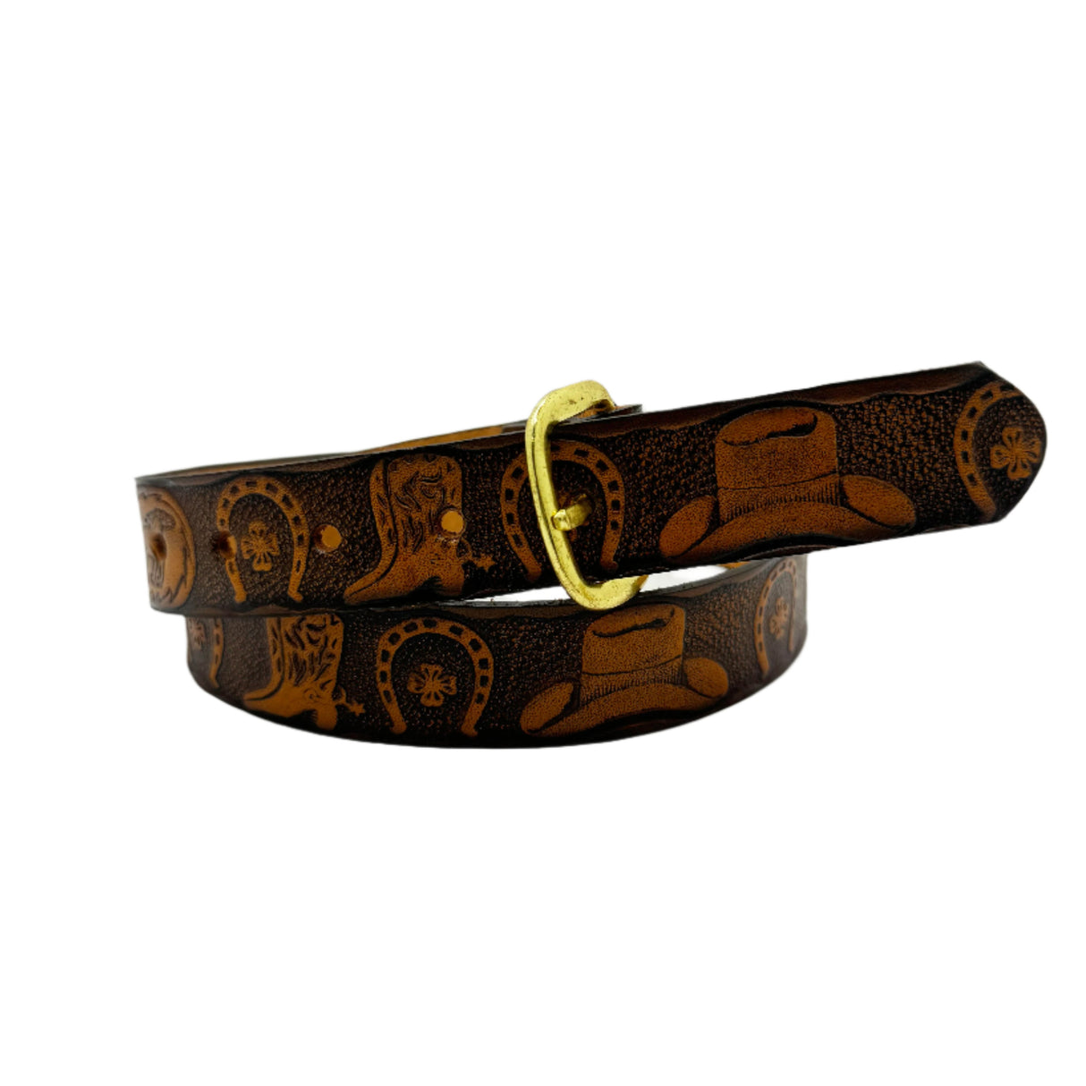 Kids Western Cowhide Belt