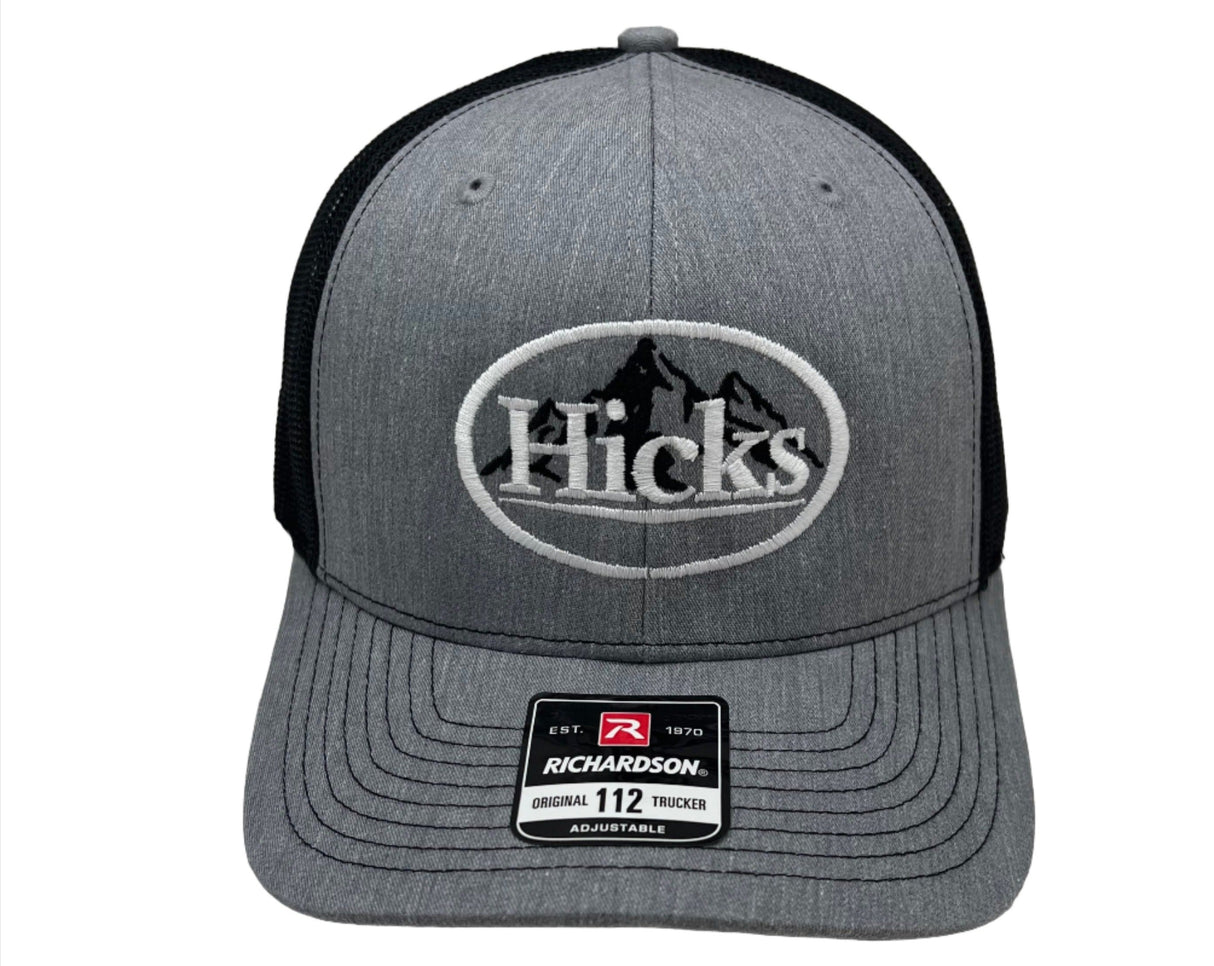 Heather Grey/Black Hat