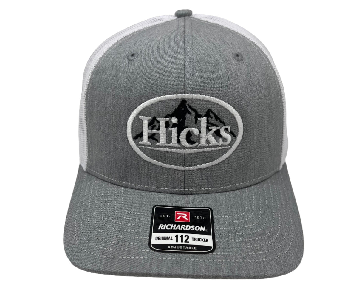 Heather Grey/White Hat