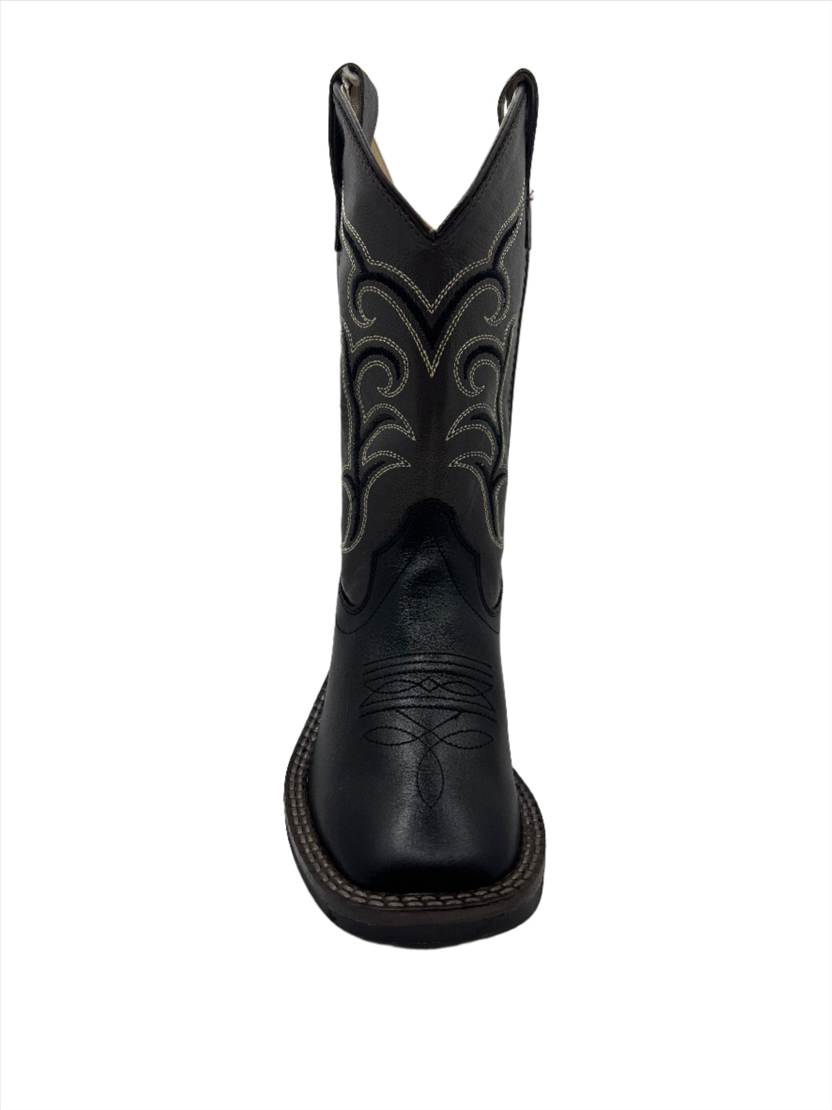 Old West Boys Black Western Boot