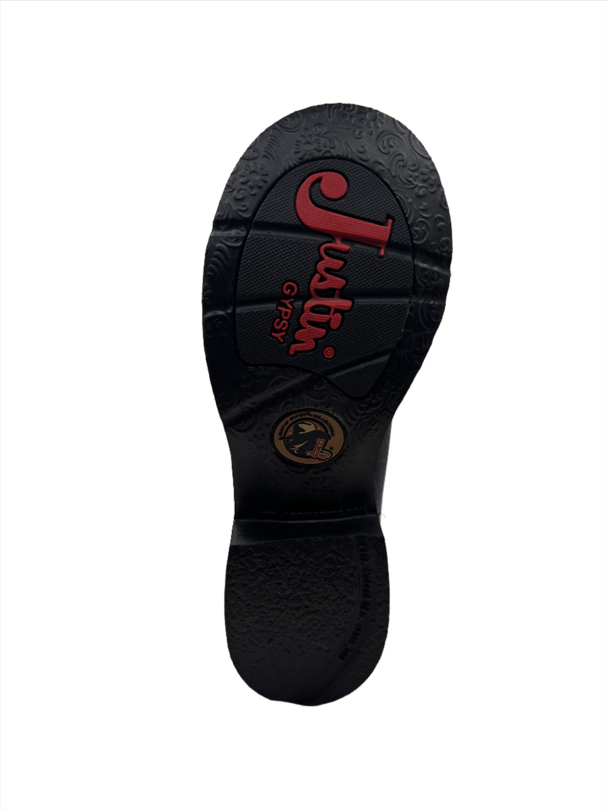 Justin Ladies Gypsy Casual Boot with Black Deercow Cowhide Foot