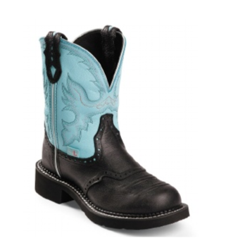 Justin Ladies Gypsy Casual Boot with Black Deercow Cowhide Foot