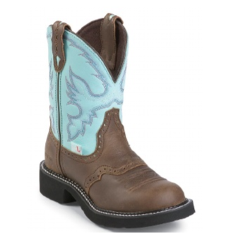 Justin Ladies Gypsy Casual Boot with Bay Apache Cowhide Foot