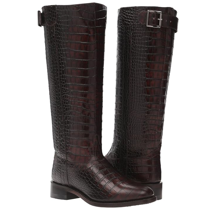 Old West Women's Brown Alligator Boot