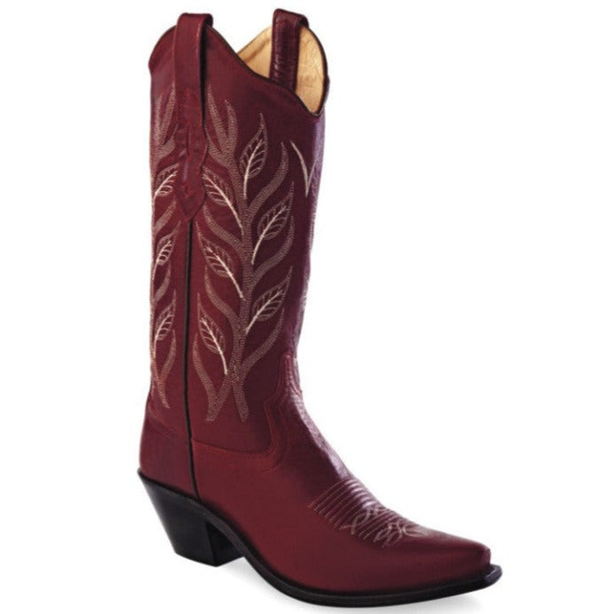 Old West Women's Fashion Snip Toe Western Boot