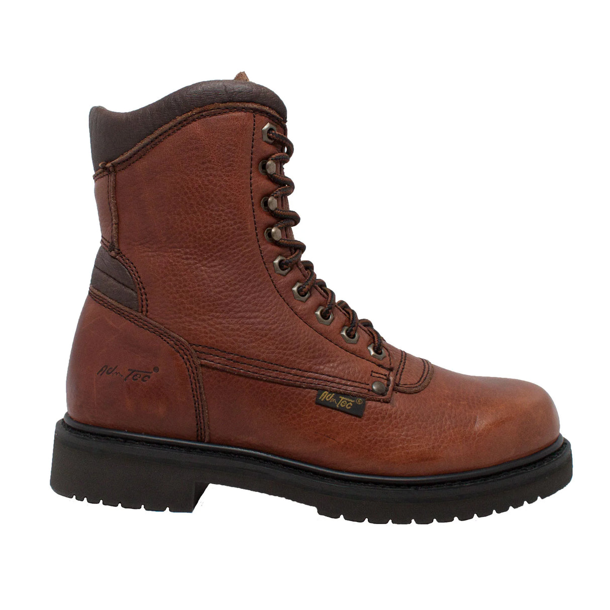 AdTec Men's Full-Grain Tumbled Leather Work Boots