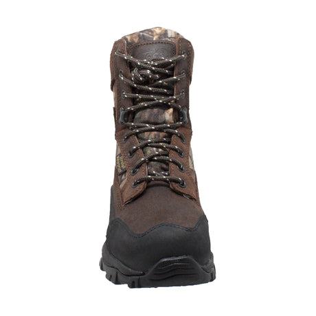 Boys AdTec Camo/Dark Brown Boot