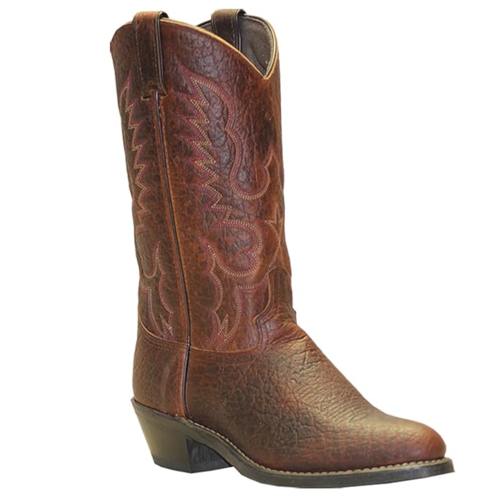 Abilene Antiqued Brown Bison Boot