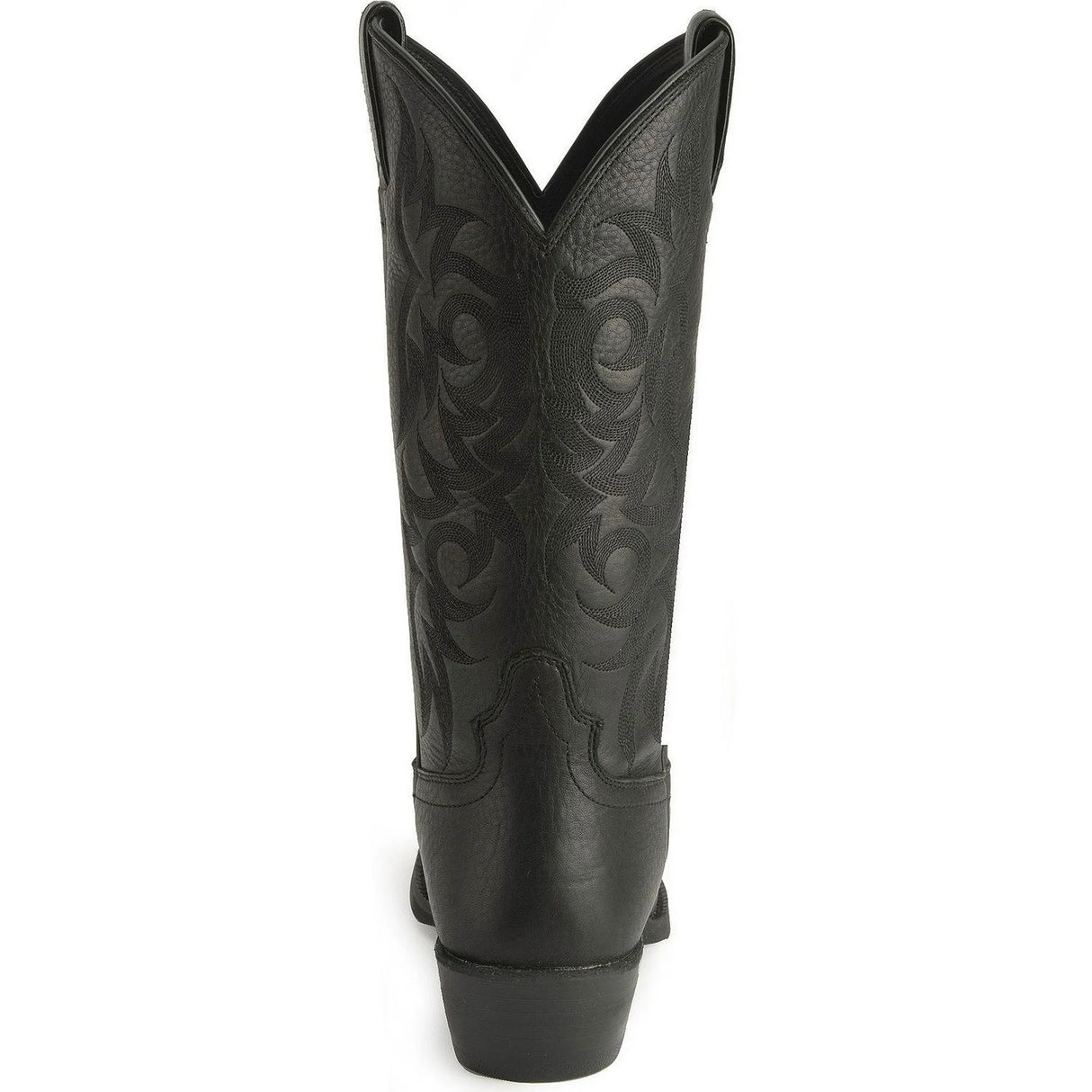 Justin Men’s Stampede Black Deercow Leather Boots