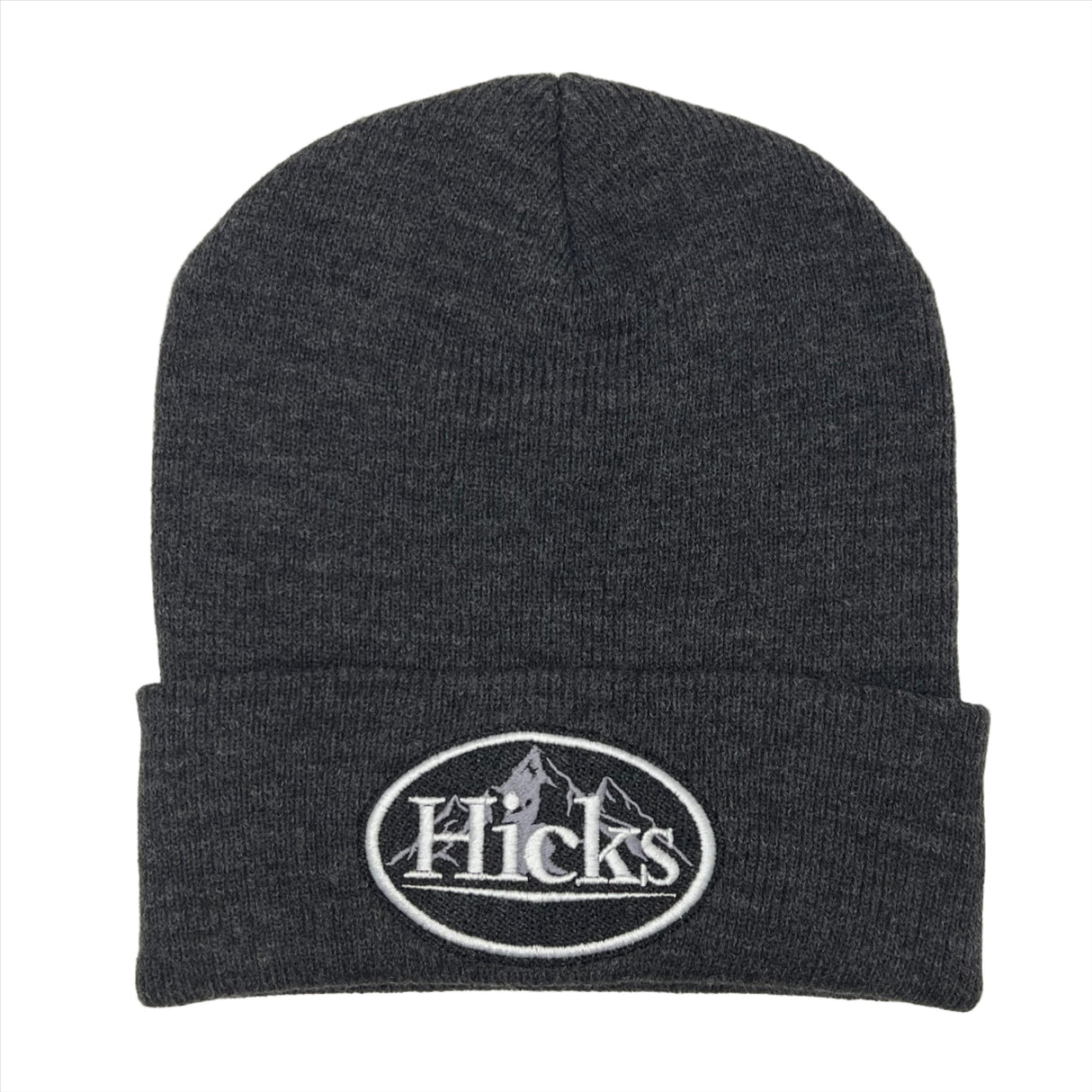 Kid's Dark Grey Cuffed Beanie