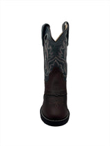 Old West Girls Brown/Blue Boot