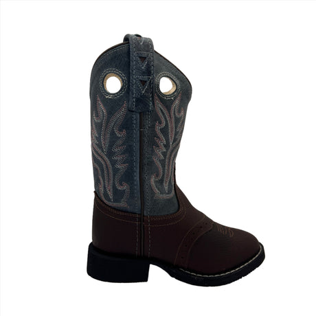 Old West Girls Brown/Blue Boot