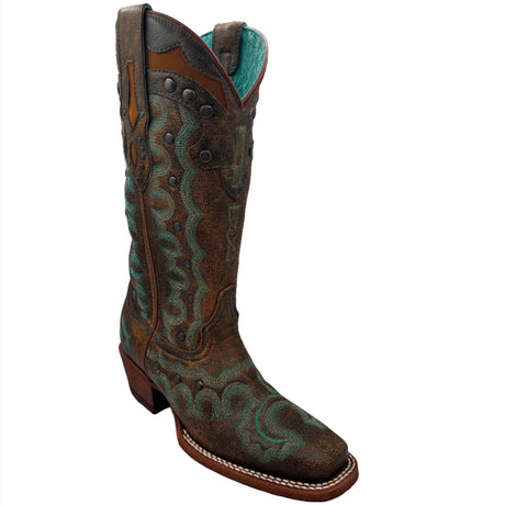 Justin Ladies Faxon Brown Boots