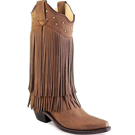 Old West Women's 12 in. Western Nubuck  Boot