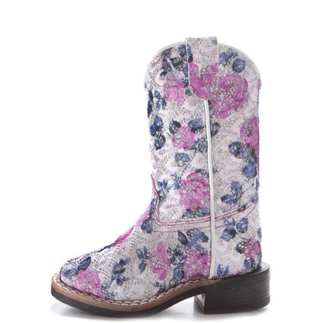 Girls Western Flower Boot